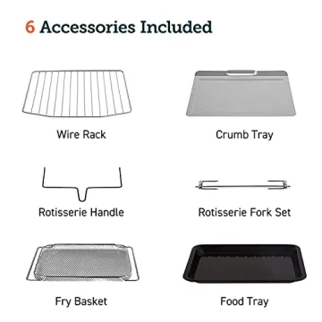 COSORI 12-in-1 Air Fryer Toaster Oven Combo for Healthy Cooking