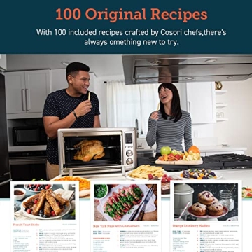 COSORI 12-in-1 Air Fryer Toaster Oven Combo for Healthy Cooking