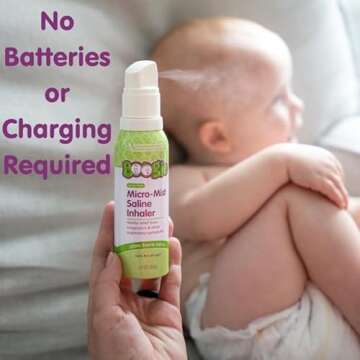 Boogie Micro-Mist Saline Inhaler Refill for Kids