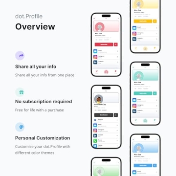 dot.Profile Digital Business Card Wristband for Networking