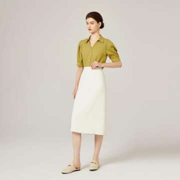 Vertundy Women's Mules Loafers Low Heel Flats Leather Slip On Backless Sandals for Girls Lady Work Slides Beige