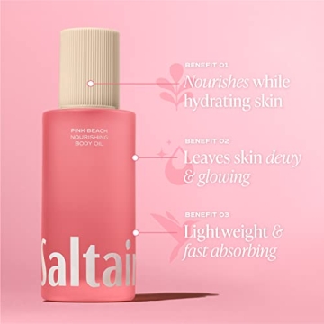 Saltair Pink Beach Body Oil for Dewy Radiant Skin