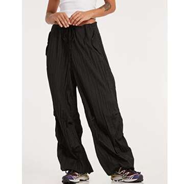 Trendy Amiblvowa Y2k Baggy Cargo Joggers for Women