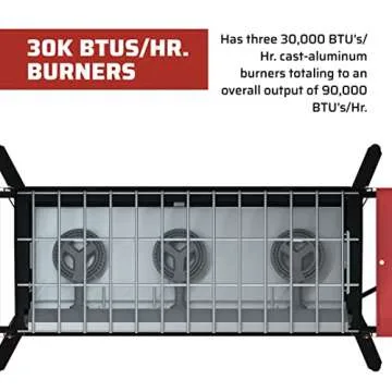 Camp Chef Pro 16 - Powerful 3-Burner Outdoor Stove