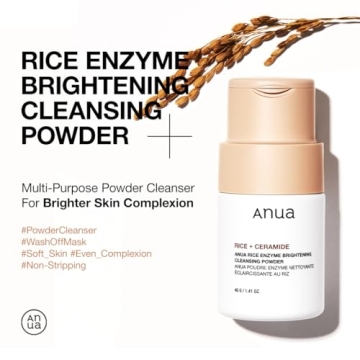 ANUA Rice Enzyme Cleansing Powder for Radiant Skin