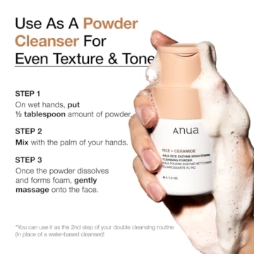 ANUA Rice Enzyme Cleansing Powder for Radiant Skin