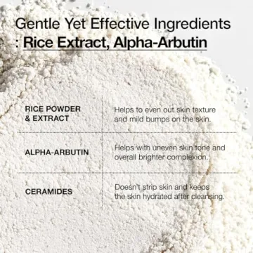 ANUA Rice Enzyme Cleansing Powder for Radiant Skin