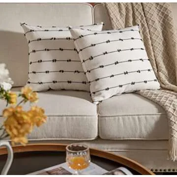 Caflife Elegant Bohemian Pillow Covers Set for Home Decor