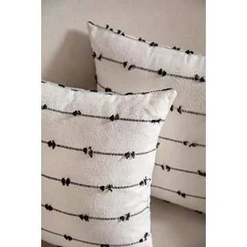 Caflife Elegant Bohemian Pillow Covers Set for Home Decor