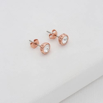 Ted Baker Sinaa Crystal Stud Earrings - Elegant Rose Gold