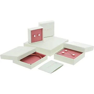 Ted Baker Sinaa Crystal Stud Earrings - Elegant Rose Gold