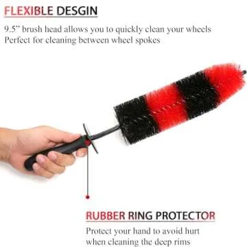 TAKAVU Wheel Brush for Easy and Efficient Cleaning