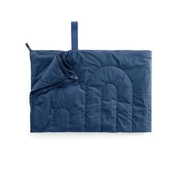 Huzi Infinity Travel - Packable Blanket - Puffy - for Travel Outdoor Picnic Trip Camping Beach - 57 x 38 (Navy)