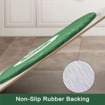 Estmy Green 8 Ball Rug, Cute Unique Cool Fun 3ft Round Area Rugs for Bedroom Bathroom Dorm Non Slip Washable Funky Trendy Aesthetic Bedroom Accent Floor Carpet, Funny Gift for Billiards Lovers