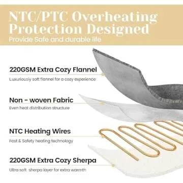 JAQUETEA Heated Blanket for Ultimate Comfort