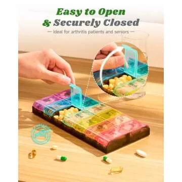Extra Large Pill Organizer for Easy Medication Management