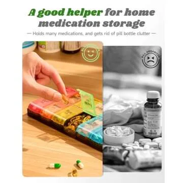 Extra Large Pill Organizer for Easy Medication Management