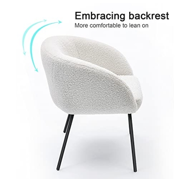 ONEVOG Upholstered Sherpa Accent Chair for Cozy Living