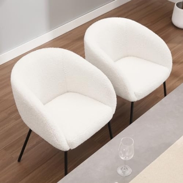 ONEVOG Upholstered Sherpa Accent Chair for Cozy Living