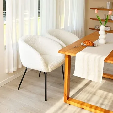 ONEVOG Upholstered Sherpa Accent Chair for Cozy Living