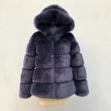 Lisa Colly Women's Winter Faux Fur Parka Coat - Stylish & Cozy