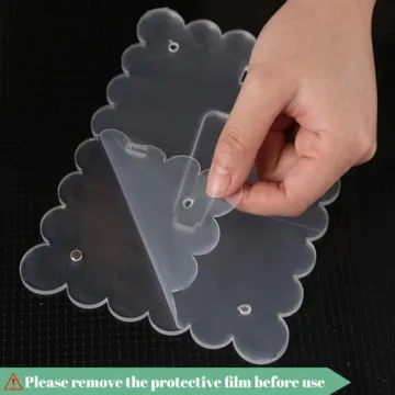 Elegant CroBlissful Scalloped Acrylic Picture Frames