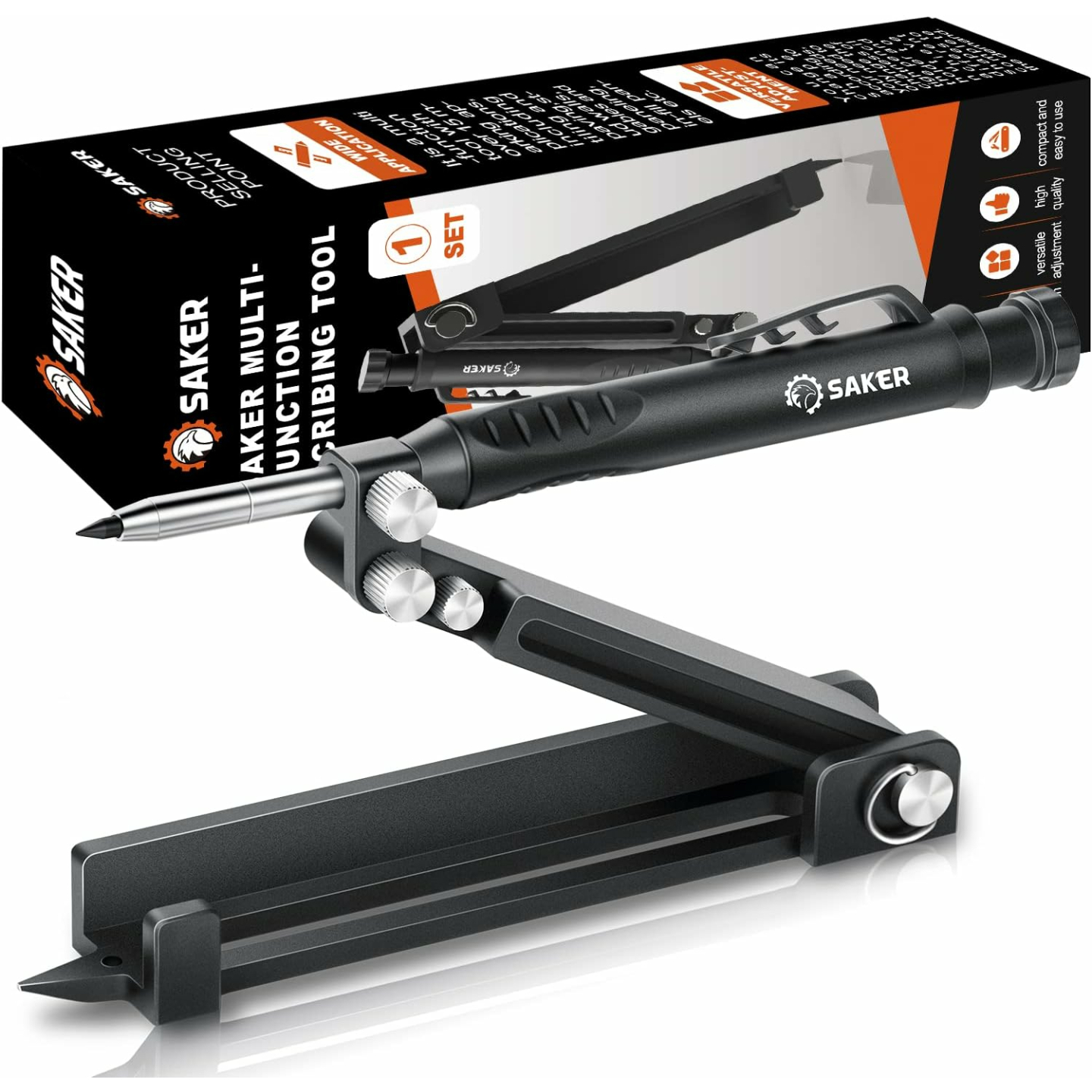 Saker Multi-Function Scribing Tool for Woodworking