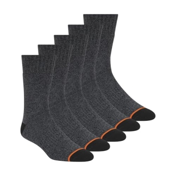 Weatherproof Men's 5 Pack Thermal Crew Hiking Socks - Ultimate Comfort for Cold Weather
