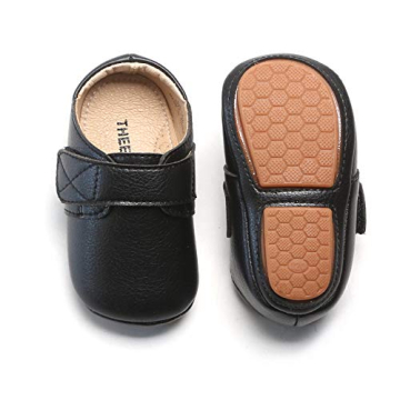 THEE BRON Soft Leather Baby Shoes for Toddlers