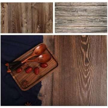 Food Photography Background Set 3pcs Double Sided Backdrops