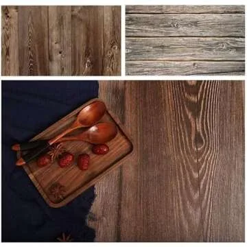 Food Photography Background Set 3pcs Double Sided Backdrops