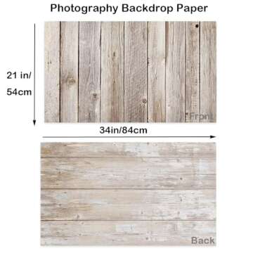 Food Photography Background Set 3pcs Double Sided Backdrops