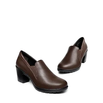 DREAM PAIRS Comfortable Women’s Low Chunky Block Heels