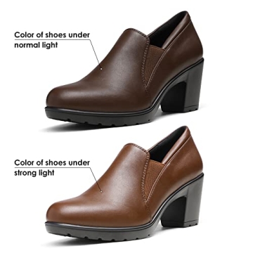 DREAM PAIRS Comfortable Women’s Low Chunky Block Heels