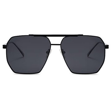SOJOS Retro Oversized Polarized Sunglasses for All Styles