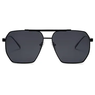 SOJOS Retro Oversized Polarized Sunglasses for All Styles