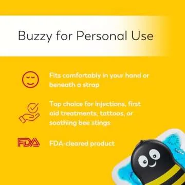 Buzzy Personal Vibrating Ice Pack for Pain Relief