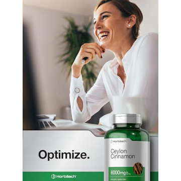 Premium Ceylon Cinnamon 6000mg Capsules Non-GMO Gluten Free