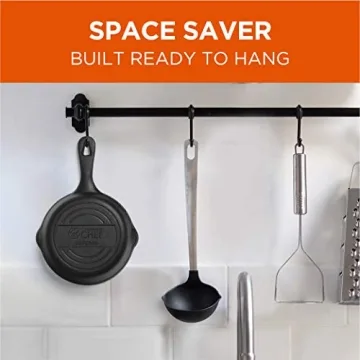 COMMERCIAL CHEF 6.5 Inch Cast Iron Skillet Versatile Cookware