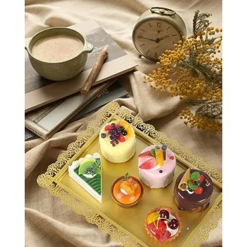 Elegant 5Pcs Gold Cake Stand Set for Events