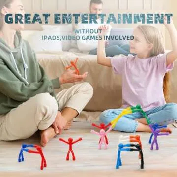 VNDUEEY Fridge Magnets Man,10 Pack Refrigerator Magnets for Adults, Cool Magnetic People Magnets Fridge, Colorful Solid Humanoid Magnetic Toys for Boys Girls Gifts, Magnets for Office Locker Decor