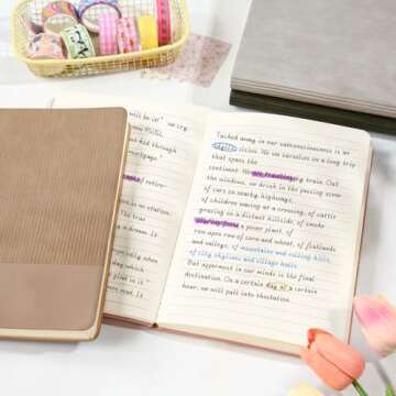 Stylish TSFPapier Lined Notebook for Work and Journaling