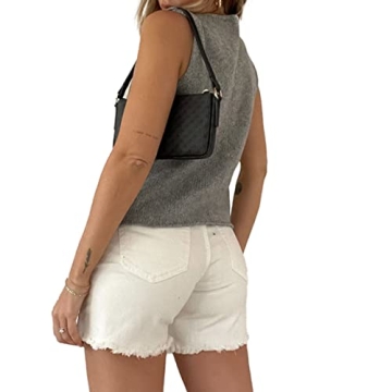 Fernvia Y2k Crochet Vest Top - Stylish & Versatile