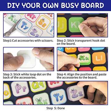 LearnToy Dinosaur Montessori Toys Preschool Learning Toys for Toddlers 1 2 3 4 Years Old, Toddler Busy Board-Educational Toys, Sensory Board, Autism Toys, Toddler Travel Activities Board Toy