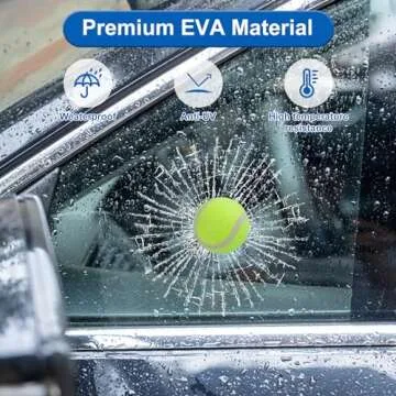 Funny COGEEK 3D Broken Glass Sticker for Cars