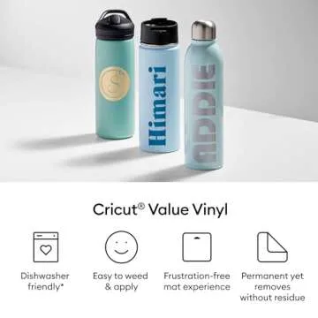 Cricut Value Permanent Vinyl - 100ft Rainbow Sampler