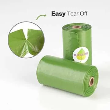 ROSEBB Leak Proof Dog Poop Bags | 120 Eco-Friendly Waste Bags