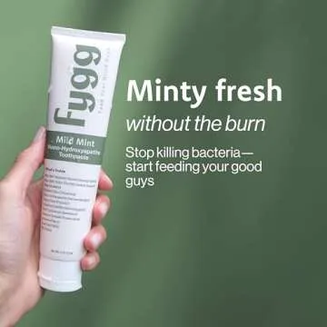 Fygg Travel Fluoride Free Mini Toothpaste (0.7 oz), Nano Hydroxyapatite (Mild Mint) | Dentist Recommended - for Remineralizing, Whitening, & Sensitive Teeth - Tooth Paste for Adults & Kids Oral Care