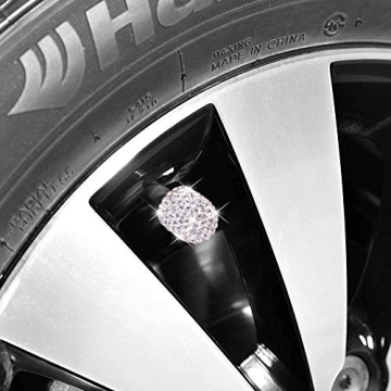 Luxury Crystal Rhinestone Tire Valve Caps for Cars
