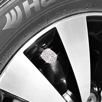 Luxury Crystal Rhinestone Tire Valve Caps for Cars